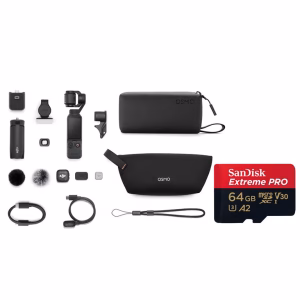 Máy quay DJI Osmo Pocket 4 Creator Combo + Thẻ nhớ MicroSDXC Sandisk Extreme Pro 256GB 200MB/140MB/s